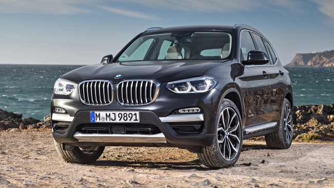 Обои картинки фото bmw x3 xdrive30d 2018, автомобили, bmw, 2018, xdrive30d, x3, чёрный