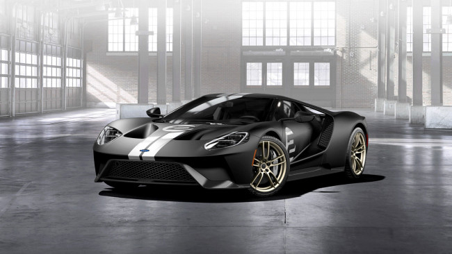Обои картинки фото ford gt-66 heritage edition 2017, автомобили, ford, 2017, edition, heritage, gt-66