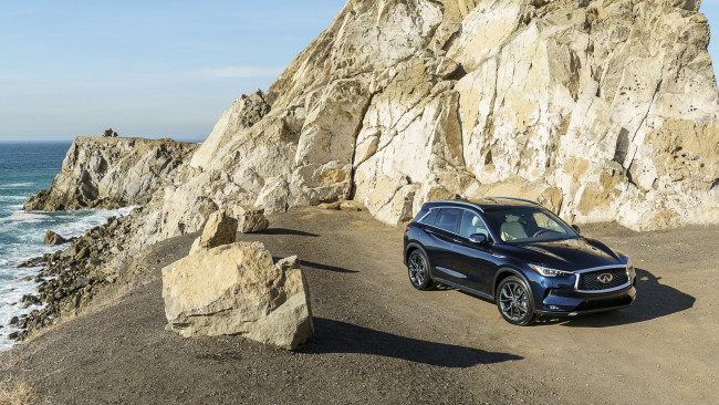 Обои картинки фото infiniti qx50 2019, автомобили, infiniti, 2019, qx50, blue