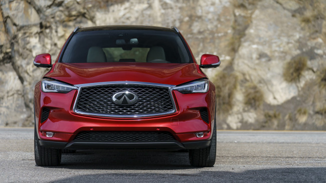 Обои картинки фото infiniti qx50 2019, автомобили, infiniti, qx50, red, 2019