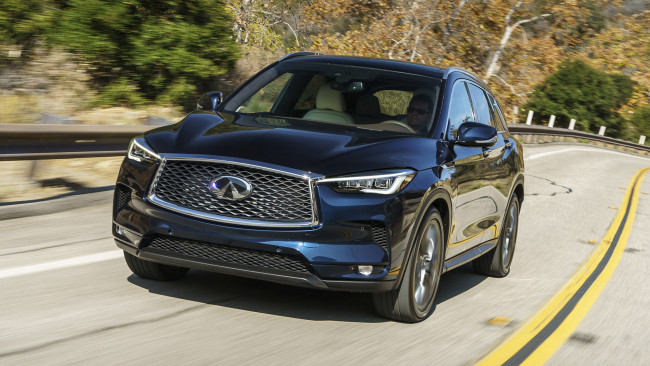 Обои картинки фото infiniti qx50 2019, автомобили, infiniti, qx50, 2019, blue