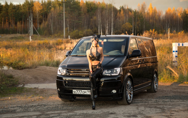 Обои картинки фото автомобили, -авто с девушками, volkswagen