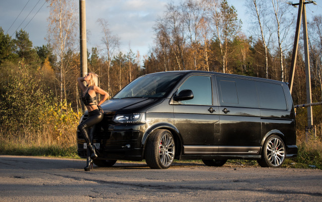 Обои картинки фото автомобили, -авто с девушками, volkswagen