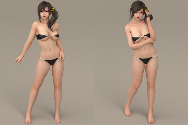 Обои картинки фото 3д графика, люди , people, фон, взгляд, девушки