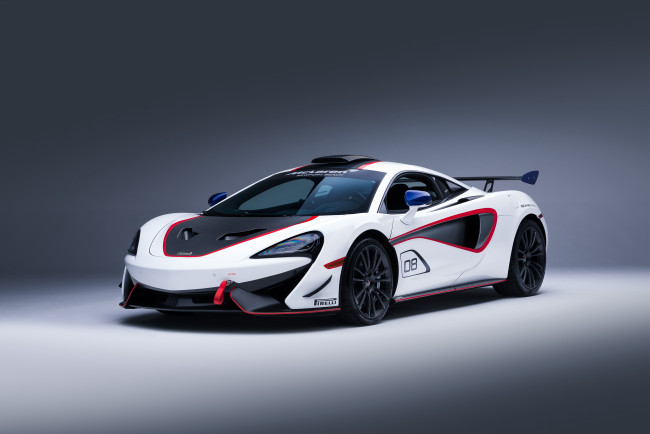 Обои картинки фото автомобили, mclaren, white car, mso x, gt4, 570s, макларен
