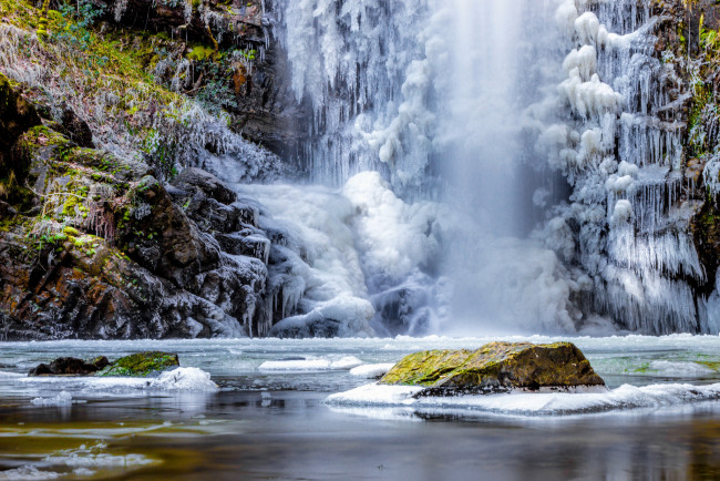 Обои картинки фото природа, водопады, простор