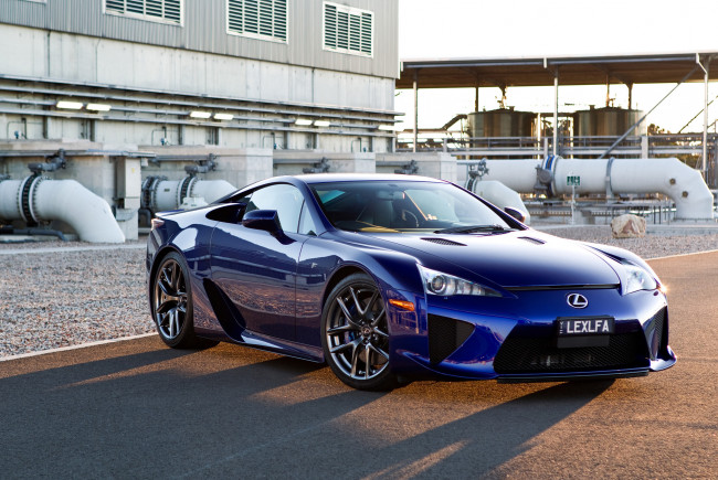 Обои картинки фото lexus lfa au-spec 2011, автомобили, lexus, lfa, au-spec, 2011, blue