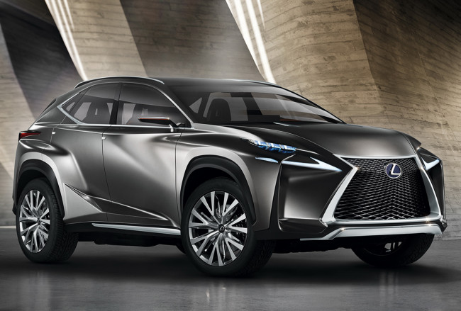 Обои картинки фото lexus lf-nx concept 2013, автомобили, lexus, 2013, concept, lf-nx