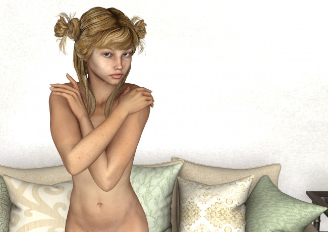 Обои картинки фото 3д графика, люди , people, фон, девушка, взгляд