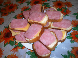 Картинка еда бутерброды +гамбургеры +канапе хлеб колбаса сыр