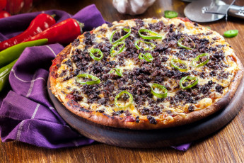 Картинка еда пицца перец