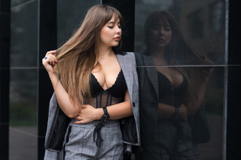 Картинка девушки -unsort+ блондинки +светловолосые фон взгляд девушка