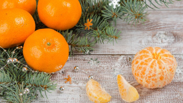 Картинка еда цитрусы мандарины