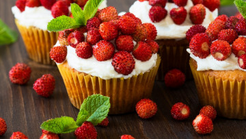 Картинка еда пирожные +кексы +печенье кексы