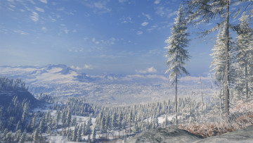 Картинка природа зима простор