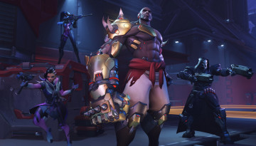 Картинка видео+игры overwatch