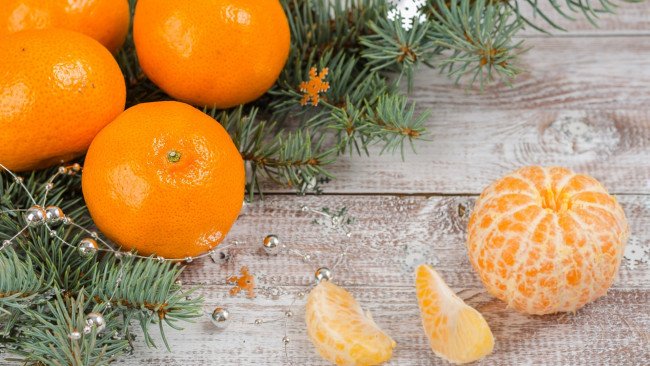 Обои картинки фото еда, цитрусы, мандарины