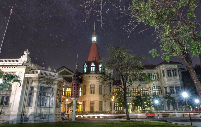 Обои картинки фото phyathai palace, города, бангкок , таиланд, простор