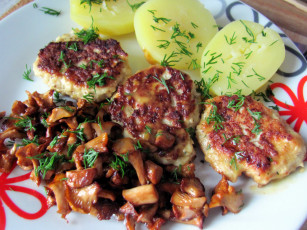 обоя еда, мясные блюда, котлеты