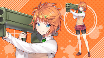 обоя аниме, bullet girls phantasia, bullet, girls, phantasia, девушка