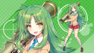 обоя аниме, bullet girls phantasia, bullet, girls, phantasia, девушка