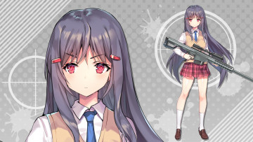 обоя аниме, bullet girls phantasia, девушка, bullet, girls, phantasia