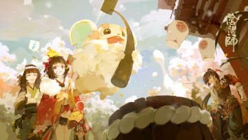 обоя аниме, onmyouji, onmyoji