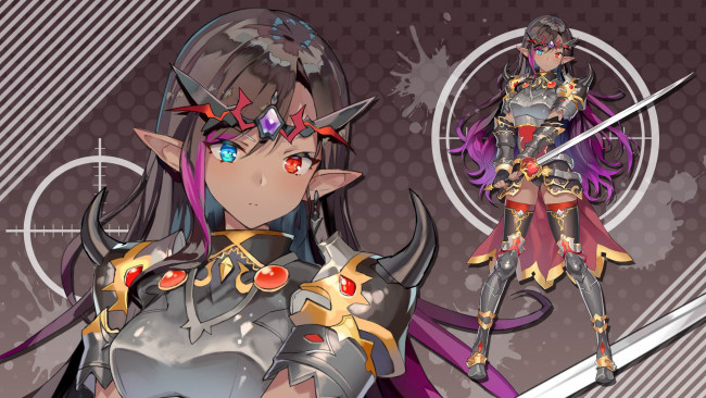 Обои картинки фото аниме, bullet girls phantasia, девушка, bullet, girls, phantasia