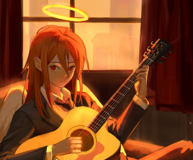 Картинка аниме chainsaw+man человек бензопила