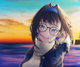 Картинка аниме virtual+youtuber виртуальный ютубер