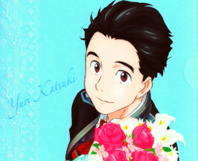 Картинка аниме yuri+on+ice юрий на льду