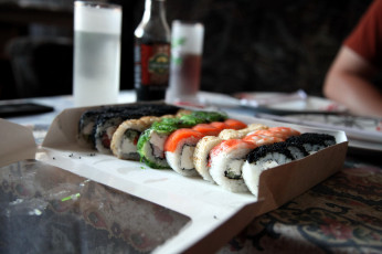 Картинка еда рыба +морепродукты +суши +роллы роллы