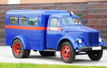 Картинка газ-+51 автомобили полиция газ- 51 автомобиль милиция ретро