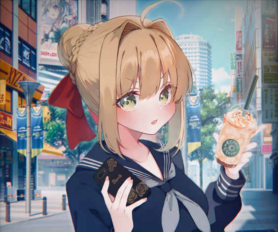 Обои картинки фото аниме, fate, stay night,  grand order,  apocrypha, судьба, великая, компания