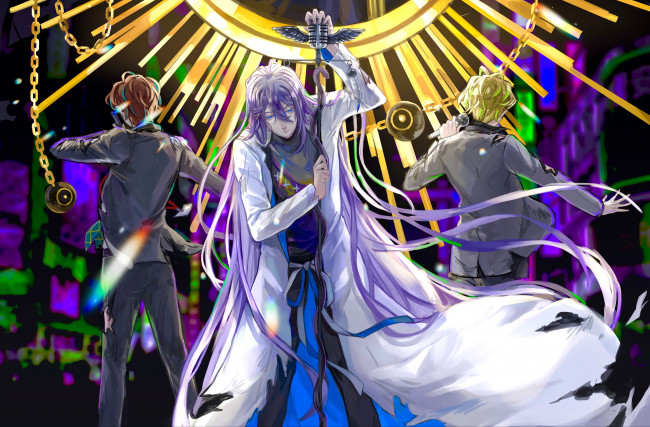 Обои картинки фото аниме, hypnosis mic, hypnosis, mic