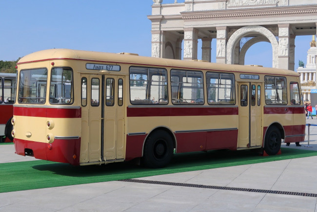 Обои картинки фото лиаз- 677, автомобили, автобусы, лиаз-, 677, автобус, ретро