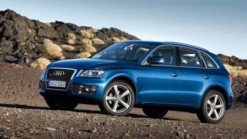 Картинка audi+q5 автомобили audi синий горы