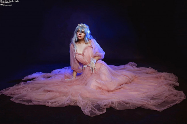 Обои картинки фото девушки, kurumirori, образ, платье