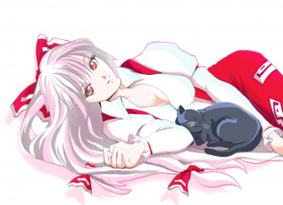 Картинка аниме touhou фудзивара но моко