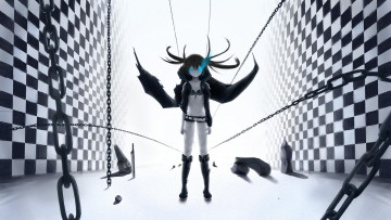 Картинка black rock shooter аниме