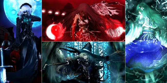 Обои картинки фото аниме, touhou, персонажи, тохо