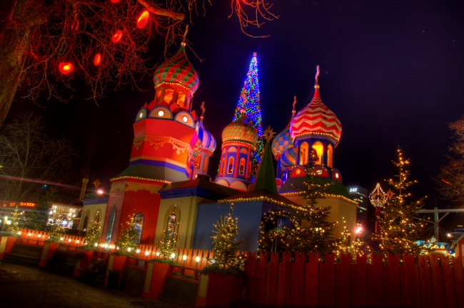 Обои картинки фото города, копенгаген, дания, клон, собор, василия, блаженного