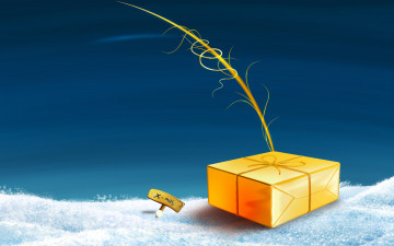 Картинка праздничные рисованные подарок