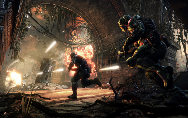 Обои картинки фото crysis, видео, игры, шутер, экшн