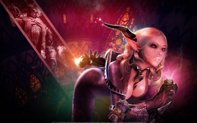 Обои картинки фото tera, the, exiled, realm, of, arborea, видео, игры, эльфийка