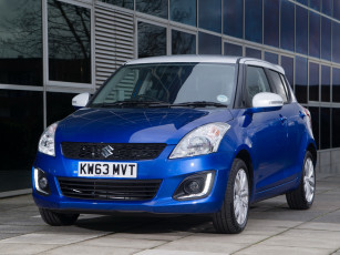 Картинка автомобили suzuki swift синий 3-door sz-l