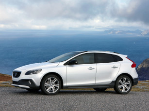 Картинка автомобили volvo country cross v40 светлый 2012 d4