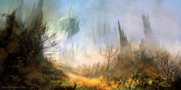 Картинка фэнтези иные+миры +иные+времена мир иной планета растительность чужая