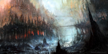 Картинка фэнтези иные+миры +иные+времена мир иной планета чужая