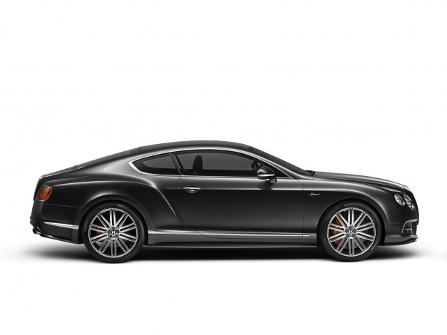 Обои картинки фото автомобили, bentley, gt, continental, speed, 2014, темный